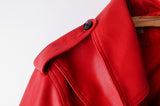 Fitaylor Women Faux Leather Jacket Pu Motorcycle Coat