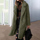 Winter Woman Faux Fur Coat Warm Teddy Jacket