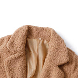 Winter Woman Faux Fur Coat Warm Teddy Jacket