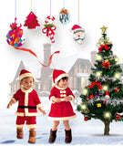Christmas Baby Santa Claus Cosplay Costume Long Sleeve Cute Infant Winter Baby Dress