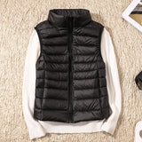 Women's Ultra Light Duck Down Vest Jacket Coat