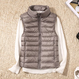 Women's Ultra Light Duck Down Vest Jacket Coat