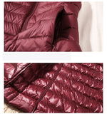 Women's Ultra Light Duck Down Vest Jacket Coat