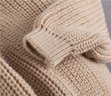 Hirsionsan Loose Elegant Knitted Sweater Oversized