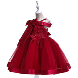 Princess Dress for Baby Girl Flower Elegant Winter Party Dress