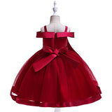 Princess Dress for Baby Girl Flower Elegant Winter Party Dress