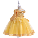 Princess Dress for Baby Girl Flower Elegant Winter Party Dress