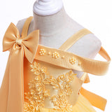 Princess Dress for Baby Girl Flower Elegant Winter Party Dress