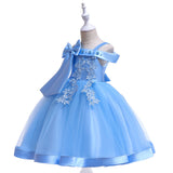 Princess Dress for Baby Girl Flower Elegant Winter Party Dress