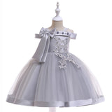 Princess Dress for Baby Girl Flower Elegant Winter Party Dress
