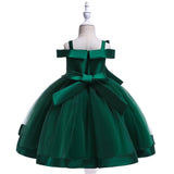 Princess Dress for Baby Girl Flower Elegant Winter Party Dress