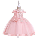 Princess Dress for Baby Girl Flower Elegant Winter Party Dress