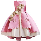 Princess Dress for Baby Girl Flower Elegant Winter Party Dress