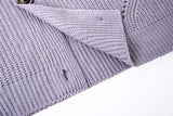 Zoki Knitted Cardigans Sweater Long Sleeve Loose Coat