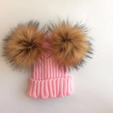 children's toddler baby faux fur hat cap beanie