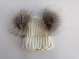 children's toddler baby faux fur hat cap beanie