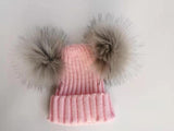 children's toddler baby faux fur hat cap beanie