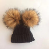 children's toddler baby faux fur hat cap beanie