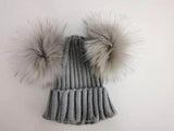 children's toddler baby faux fur hat cap beanie