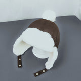 Baby Boys Girls Hat Kids Children Ear Flap Muff Winter Warm