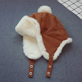 Baby Boys Girls Hat Kids Children Ear Flap Muff Winter Warm