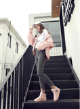 Winter Boots Women Ankle Boots Warm PU Plush Shoes