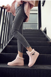 Winter Boots Women Ankle Boots Warm PU Plush Shoes