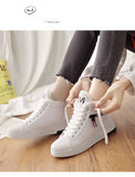 Winter Boots Women Ankle Boots Warm PU Plush Shoes
