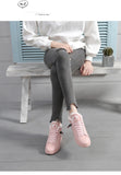 Winter Boots Women Ankle Boots Warm PU Plush Shoes