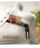 Winter Boots Women Ankle Boots Warm PU Plush Shoes
