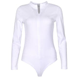 One-Piece Knitted Bodysuits Women Sexy Club Outfits V-Neck