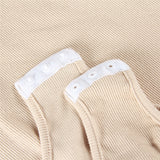 One-Piece Knitted Bodysuits Women Sexy Club Outfits V-Neck