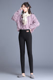 Women Velvet Warm Pants Hight Waist Leggings