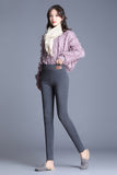 Women Velvet Warm Pants Hight Waist Leggings