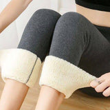Women Velvet Warm Pants Hight Waist Leggings