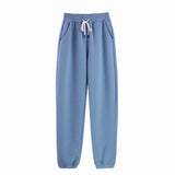 Aachoae Solid Casual Tracksuit Women Sports 2 Pieces Set