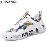 TUINANLE Sneakers Woman Casual Graffiti Vulcanized Shoes