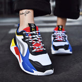 Unisex Running Sports Shoes White Blue Toning Walk A-634