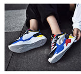 Unisex Running Sports Shoes White Blue Toning Walk A-634