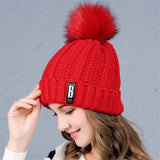 Wool Knitted Hats Women INS Hot Sale Beanie Caps