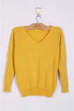 Cashmere sweaters sexy v-neck pullover loose wool
