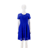 Plus Size Elegant Sweet Hallow Out Lace Sexy Party Princess Dress