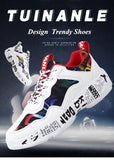 TUINANLE Sneakers Woman Casual Graffiti Vulcanized Shoes