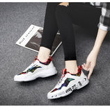 TUINANLE Sneakers Woman Casual Graffiti Vulcanized Shoes