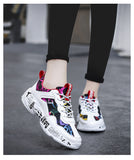TUINANLE Sneakers Woman Casual Graffiti Vulcanized Shoes