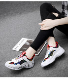 TUINANLE Sneakers Woman Casual Graffiti Vulcanized Shoes