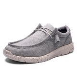 Men's Canvas Breathable Loafers Outdoor Light Walking Shoes