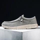 Men's Canvas Breathable Loafers Outdoor Light Walking Shoes