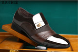 Italian Loafers Men Shoes Wedding Oxford Shoes For Men Formal Shoes