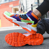 Men Casual High Top Chunky Sneakers Trainers Tendencia